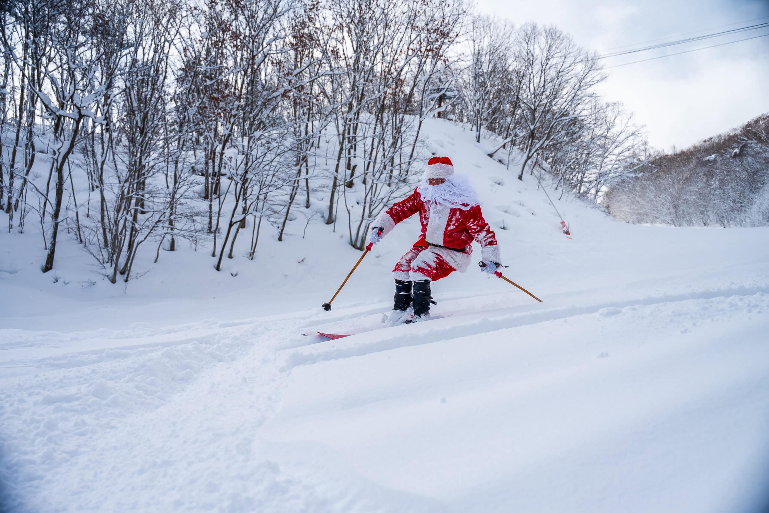 Santa Ski Day, Christmas Day - Hakuba